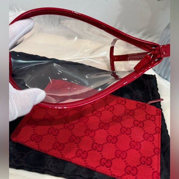 GUCCI Vinyl & Canvas Pouch Duo - Picture 6 of 17
